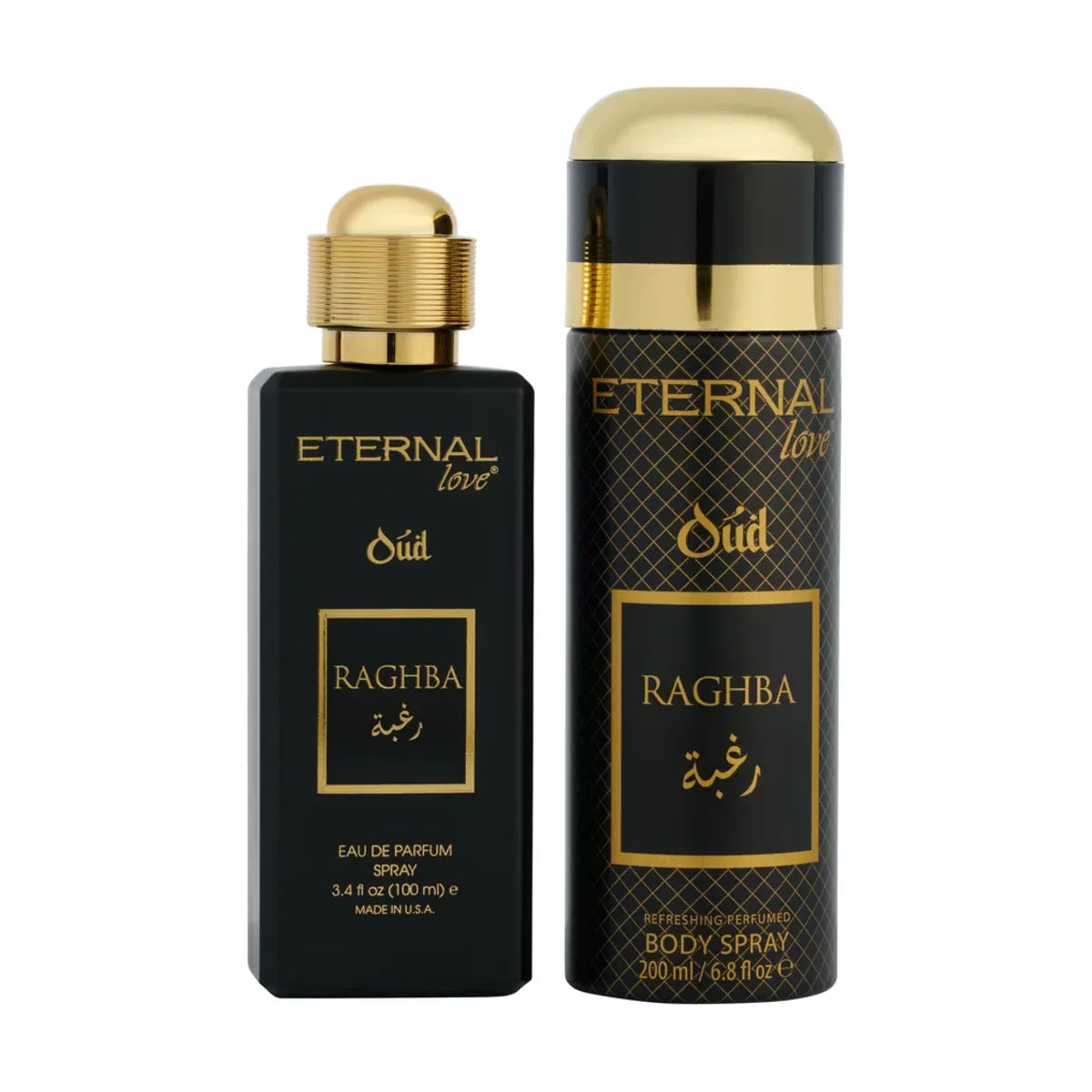 Oud 100ml fine fragrance and 200ml body spray bundle