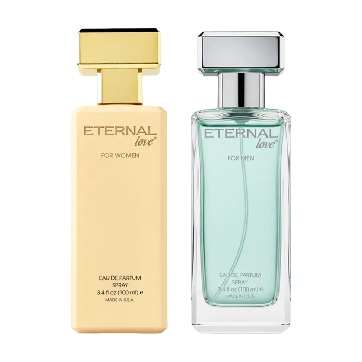 Men and women 100ml fine fragrance duo